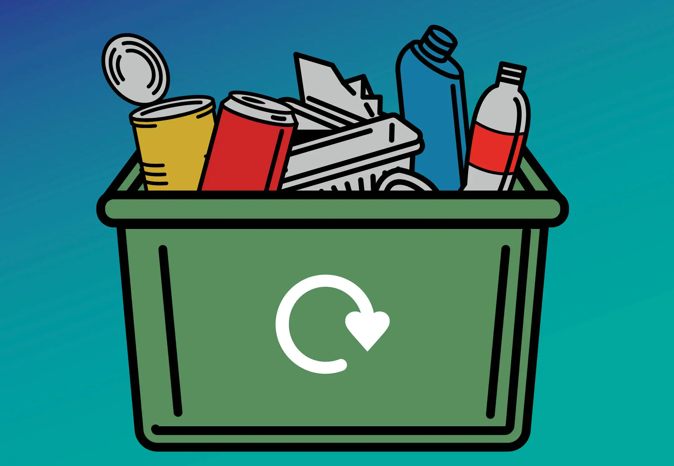 DIY recycling concept